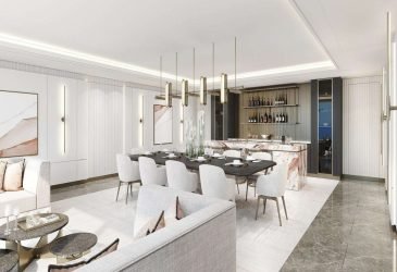 Sophisticated Living & Dining Interior
